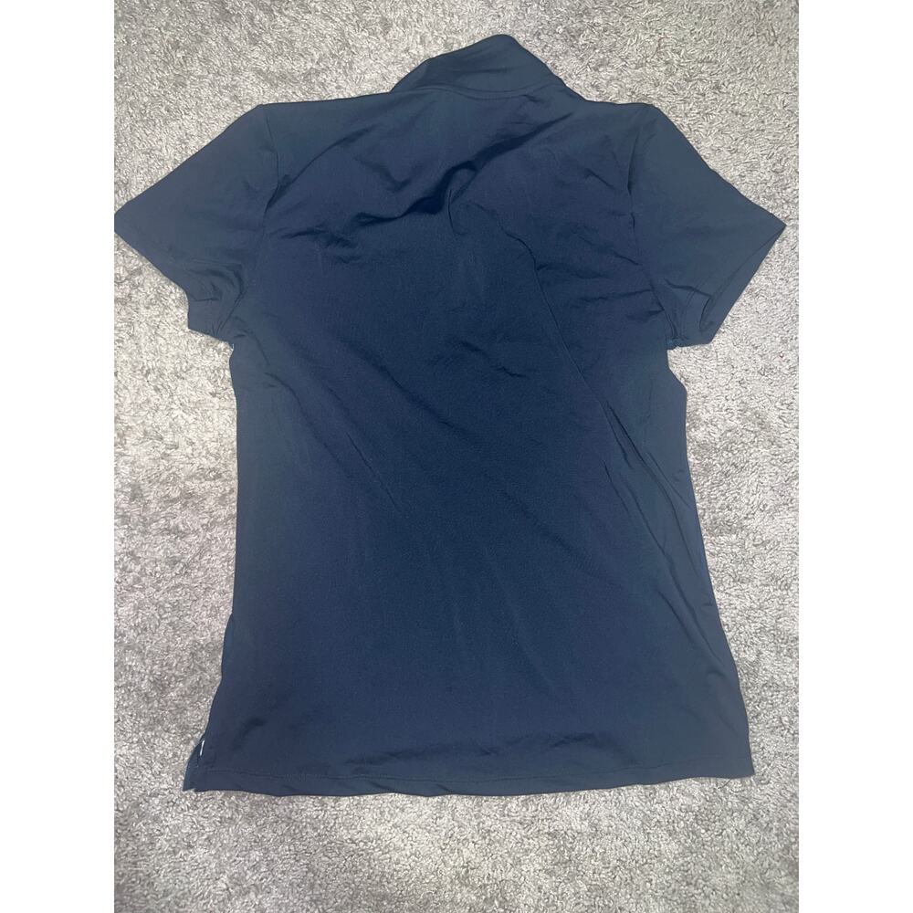 Blue GymSmart short-sleeve golf polo shirt Womens Top sz M - Picture 5 of 8